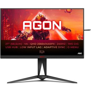 AOC AGON AG275QZN/EU 27" LED VA QHD 240 Hz Hauteur réglable HDR400 FreeSync Premium