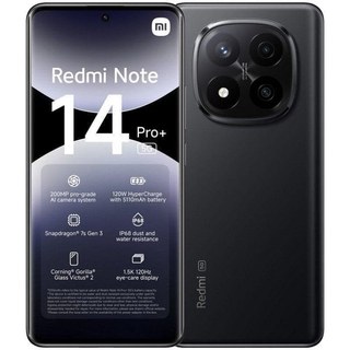 Xiaomi REDMI Note 14 Pro Plus 5G 8 Go 256 Go 6,67" Noir
