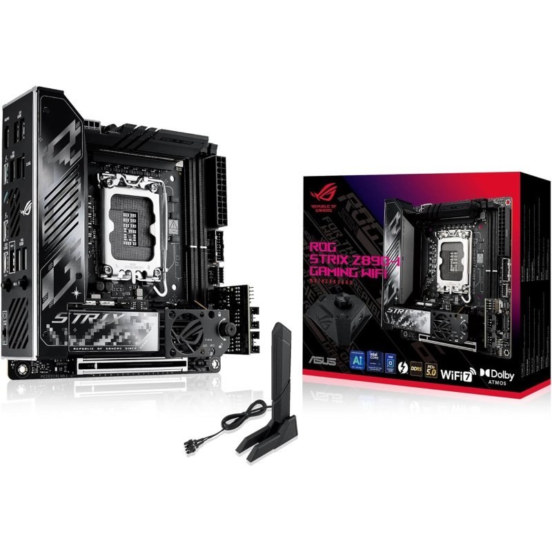 ASUS ROG STRIX Z890-I GAMING Wi-Fi Intel Z890 LGA 1851 (Socket V1) mini ITX