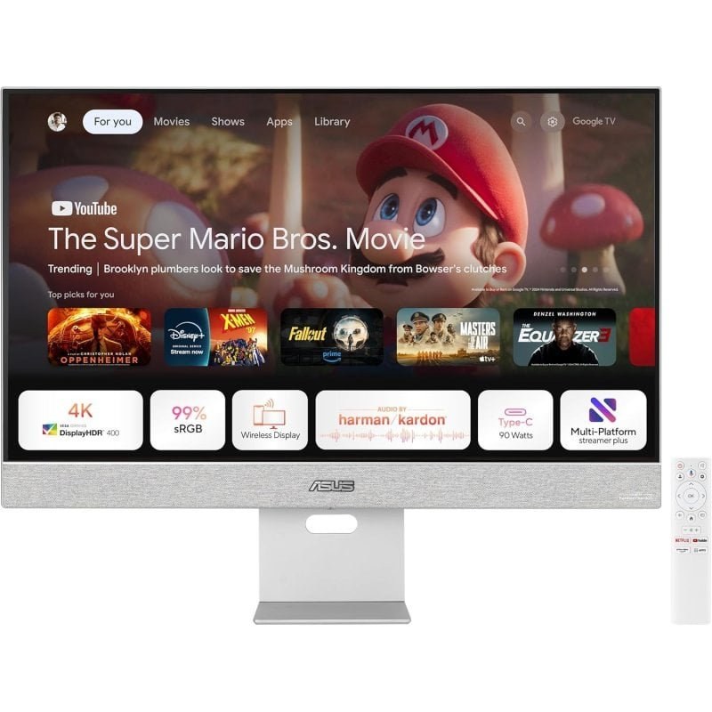 ASUS ZenScreen Smart Monitor MS27UC écran plat de PC 68,6 cm (27") 3840 x 2160 pixels 4K Ultra