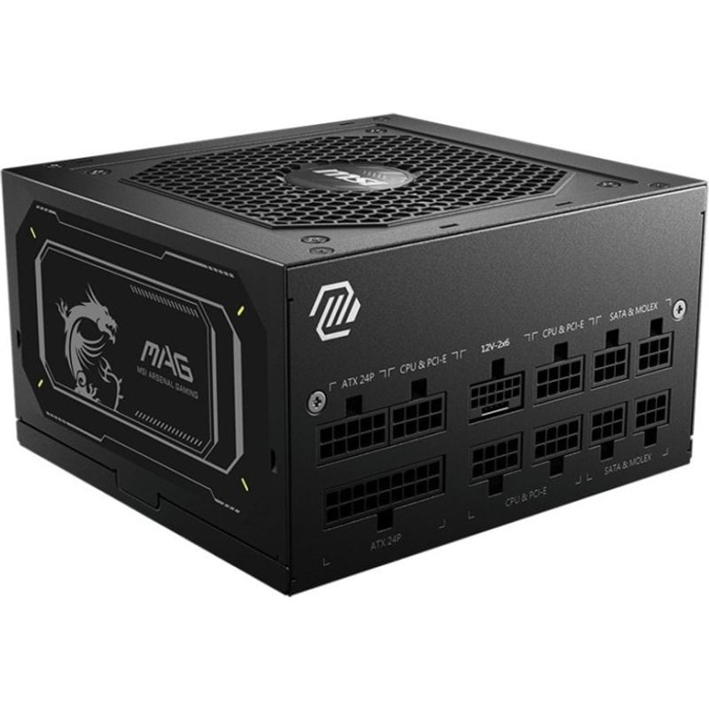 MSI MAG A750GL PCIE5 II ATX 3.1 750 W 80 Plus Gold Modulaire
