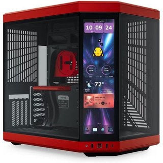 Hyte Y70 Touch Infinite Midi Tower Noir, Couleur Cerise
