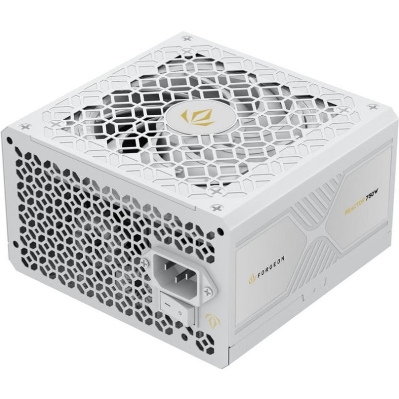 Alimentation entièrement modulaire Forgeon Reactor 750 ATX 3.1 PCIe 5.1 blanche