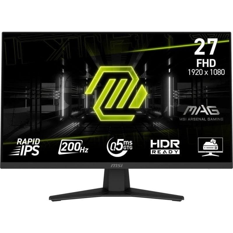 Écran PC MSI MAG 274F 27" Full HD 200 Hz Fast IPS 0,5MS Adaptive Sync HDR Ready