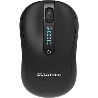 Souris Owlotech M120 avec écran noir Noir