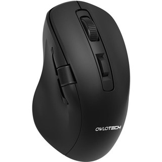 Souris à molette latérale Owlotech M320 noire