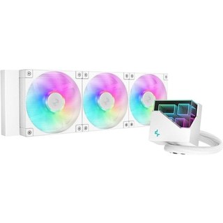 Refrigeration Liquide Deepcool LT360 White ARGB 360 mm 3 Ventilateurs