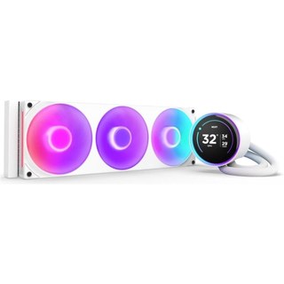 Kit de refroidissement liquide NZXT Kraken Elite 360 RGB avec écran IPS 360 mm (blanc)