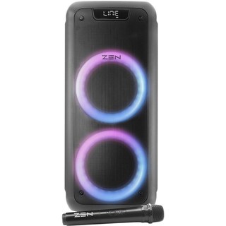 zen-devices Enceinte Bluetooth Zen Phoenix avec éclairage LED et microphone sans fil 25W RMS Noir