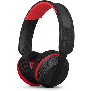 Casque de sport Bluetooth à énergie solaire Philips série 6000 TAA6219BK/00, noir/rouge