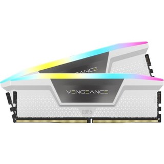 Corsair Vengeance RGB DDR5 Blanc 6400 MHz 64 Go 2 x 32 Go CL32 Intel XMP 3.0