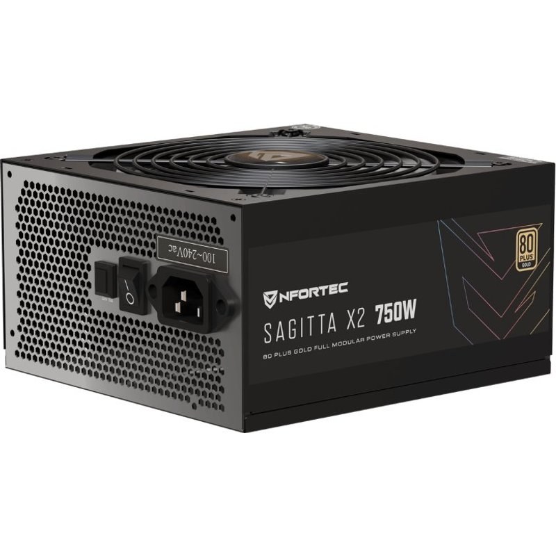 Nfortec Sagitta X2 PCIe 5.1 ATX 3.1 750 W 80 Plus Gold entièrement modulaire