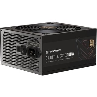 Nfortec Sagitta X2 PCIe 5.1 ATX 3.1 1000 W 80 Plus Gold entièrement modulaire