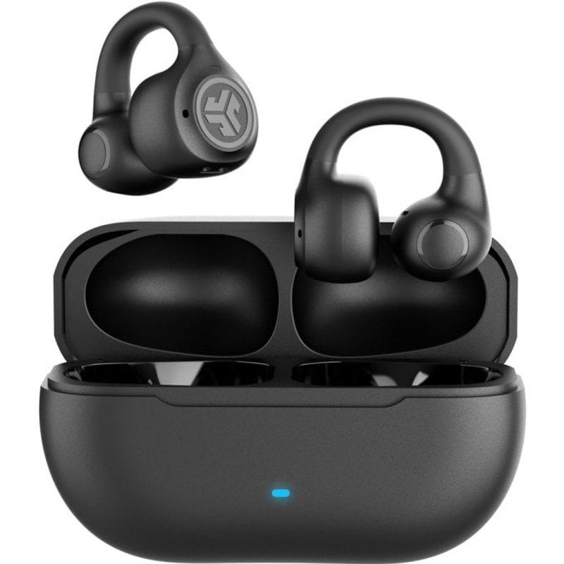 Casque sans fil ouvert JLab Flex avec clip, noir