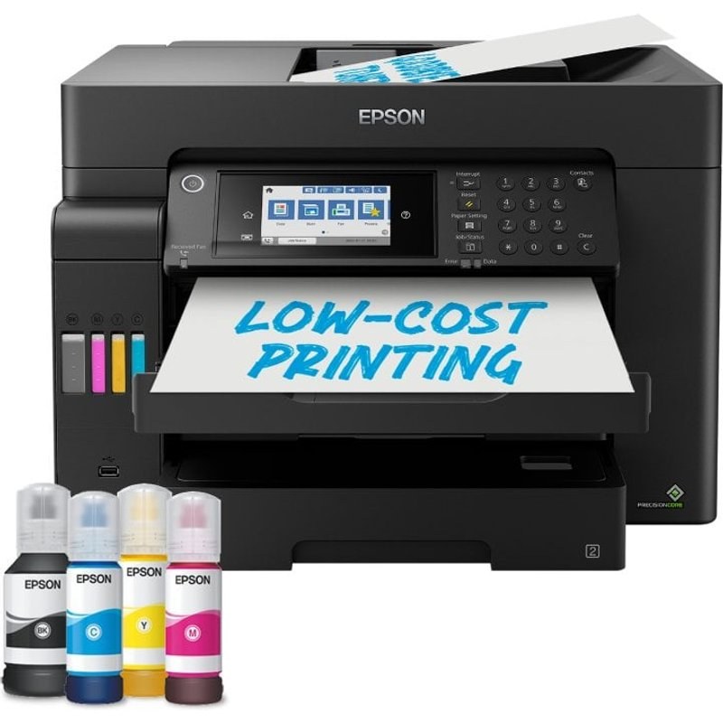 Imprimante multifonction couleur Epson EcoTank ET-16655 A3+ Wi-Fi, réservoirs d'encre recto