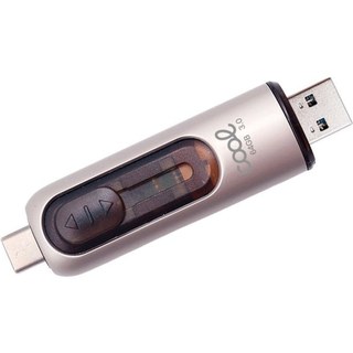 Cool Clé USB 3.0 64 Go Type-C / USB (2 en 1) Argent