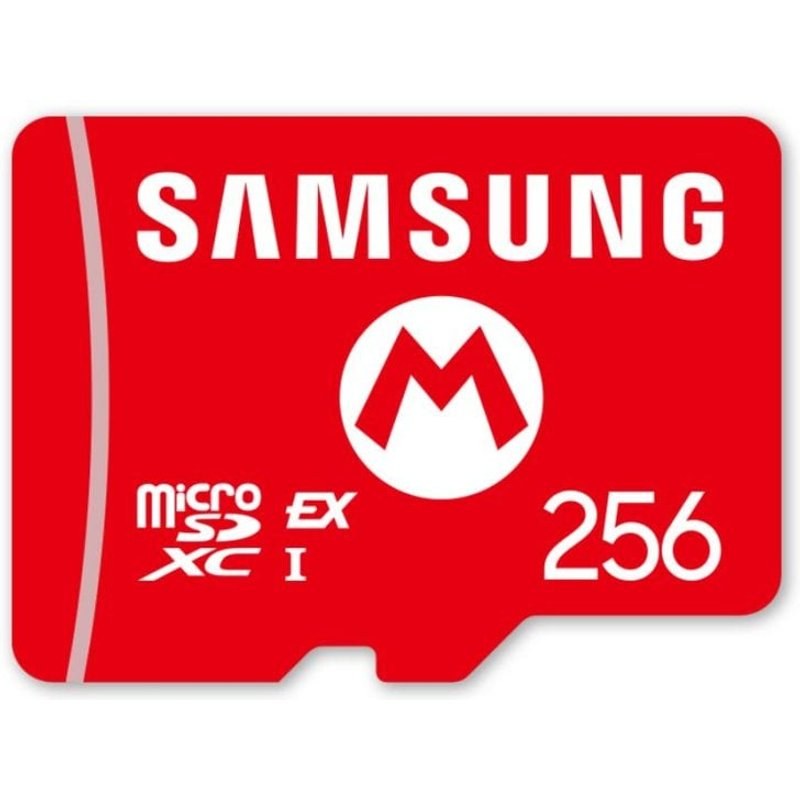 Carte mémoire Sandisk 10016156 MicroSDXC 256 Go Rouge Nintendo Switch 2