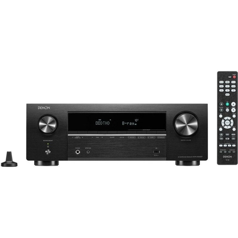Denon AVR-X580BT Récepteur AV UltraHD 8K 5.2 canaux Bluetooth Dolby DTS-HD 70 W Noir