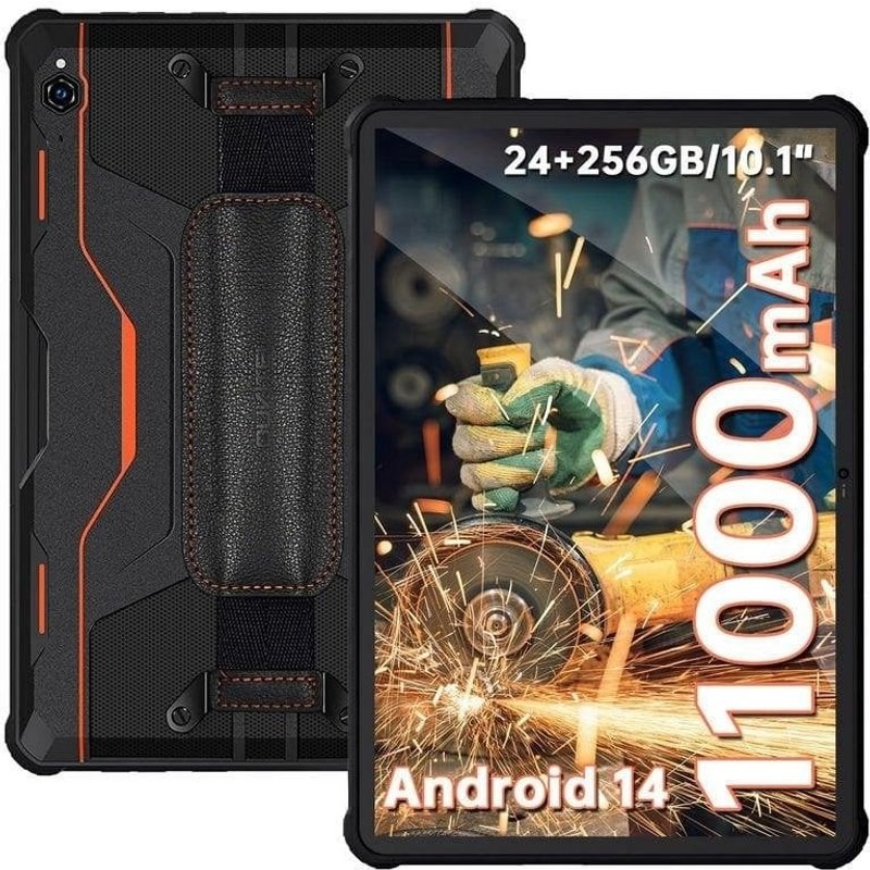 Tablette Oukitel RT9 Wi-Fi + 4G 10,1" 6 Go 256 Go Noir Orange