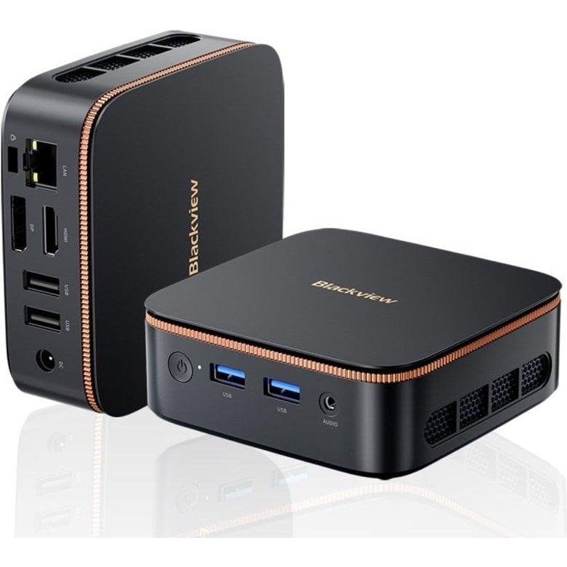 Mini PC Blackview MP20 AMD Ryzen 3 3300U 16 Go 512 Go SSD Radeon Vega 6 Windows 11 Pro Noir