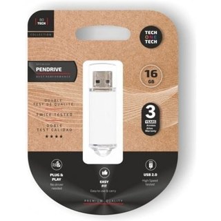 tech-one-tech Clé USB 2.0 Tech One Tech TEC3005-16 16 Go Blanc à suspendre sur PC