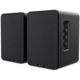Enceintes Bluetooth en bois Nilait Hiphoniq 80 W Noir