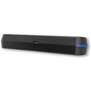 Barre de Sonido Owlotech DeskSound 2.0 20W Bluetooth USB AUX-In RGB Noire