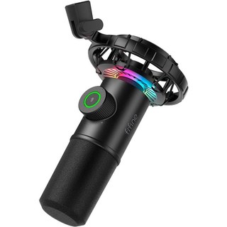 Microphone Fifine K658 USB-C dynamique cardioïde RGB monitoring