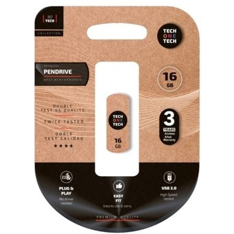 tech-one-tech Clé USB 2.0 Tech One Tech Pro Smart Clip 16 Go