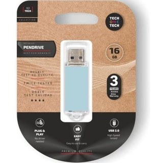 tech-one-tech Clé USB Tech One Tech Basic 16 Go USB 2.0 Bleu ciel