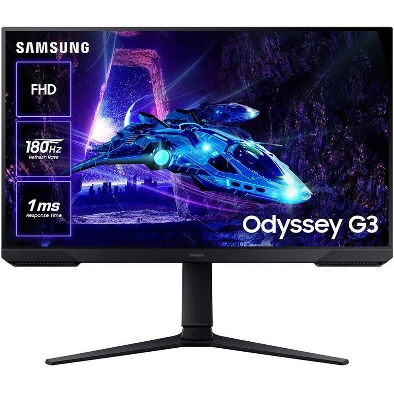 Moniteur Samsung Odyssey G3 LS24DG304EUXEN 24″ Full HD 180 Hz VA FreeSync HDR10 Réglable en hauteur