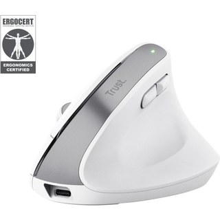 Rato Semi Fio Ergonomique Trust Bayo+ 2400 Dpi Blanc