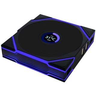 Lian Li Ventilateur supplémentaire sans fil Lian-Li UNI FAN TL 120 mm ARGB PWM Reverse avec écran