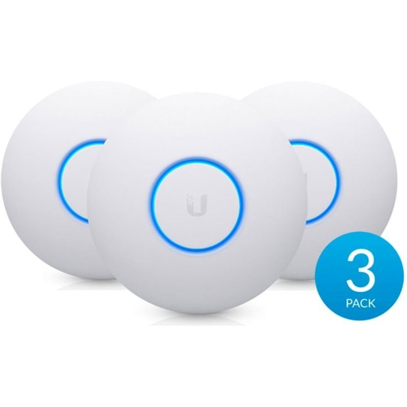 Point d'accès Ubiquiti Unifi Nanohd Poe Pack 3 Blanc (uap-nanohd-3)