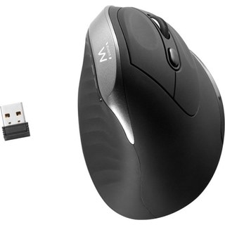Souris sans fil Ewent 2400 DPI verticale ergonomique 6 boutons revêtement en caoutchouc