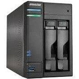 NAS 2 baies Asustor Intel Atom Dual-Core 2,13 GHz 1 Go DDR3 RAID Hot-Swap Virtualisation AS-602T