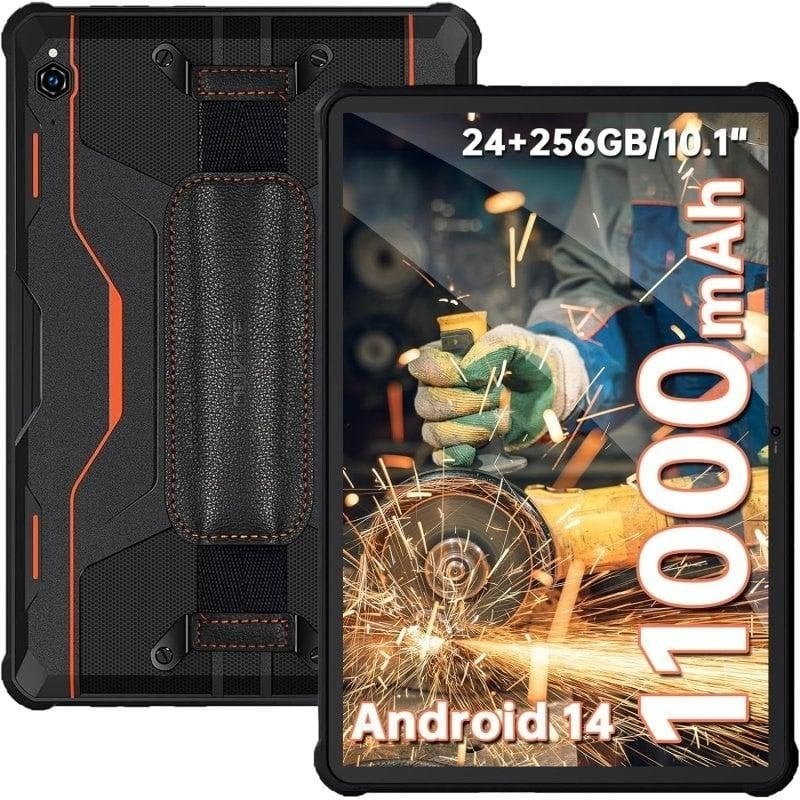 Tablette Oukitel RT9 Wi-Fi + 4G 10,1" 24 Go 256 Go Noir/Orange