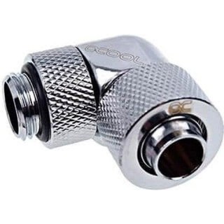 Refrigeration Liquide Alphacool Eiszapfen 90º G1/4 13/10 mm Rotatif Laiton Chromé