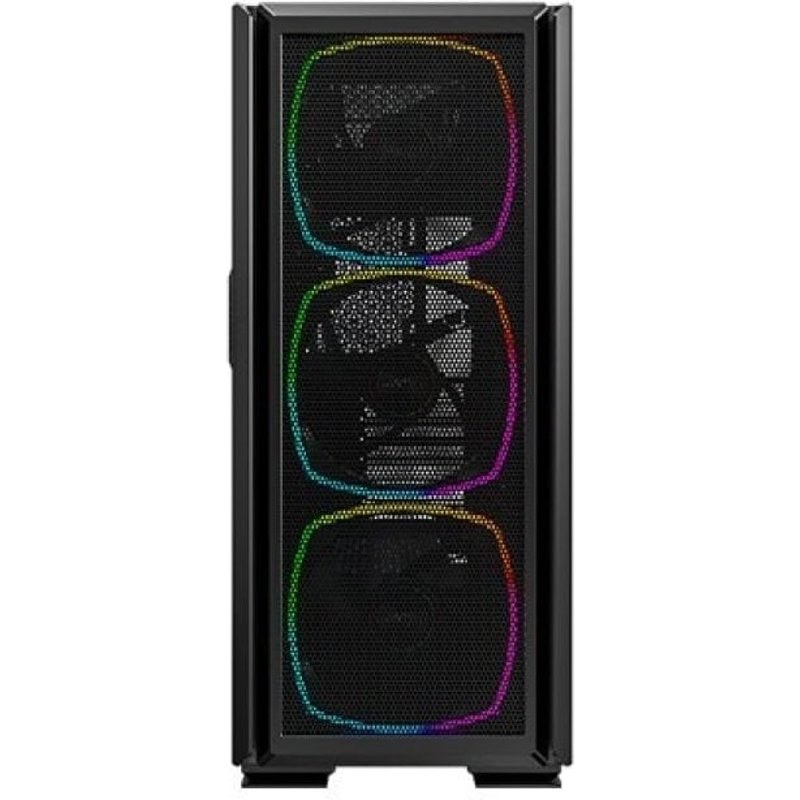 Tour Montech Sky Two GX noire EATX 3X140 mm USB-C Mesh sans fenêtre