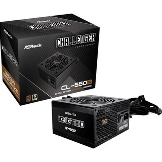 Alimentation modulaire Asrock 550 W 80 PLUS Bronze CL-550B avec protection contre