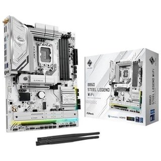 Carte mère Asrock B860 LGA 1851 ATX Steel Legend Wi-Fi DDR5 DualBIOS PCIe 5.0