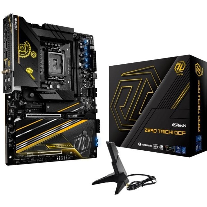 Carte mère ASROCK Z890 LGA1851 ATX Taichi OCF DDR5 Overclocking avancé