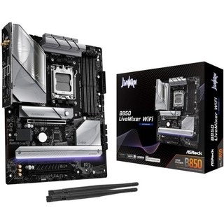 Carte mère Asrock B850 Socket AM5 ATX LiveMixer Wi-Fi PCIe 5.0 DDR5 Audio Pro