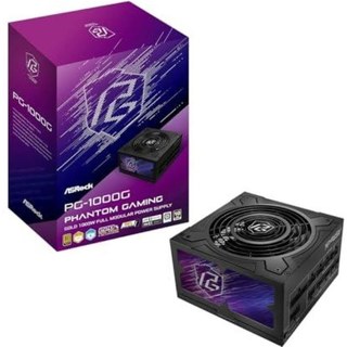 Bloc d'alimentation Asrock 1000 W 80 PLUS Gold SL-1000G Steel Legend avec protection intégrale