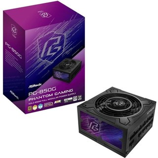 Bloc d'alimentation Asrock 850 W, certification 80+ Gold, Phantom Gaming PG-850G, options