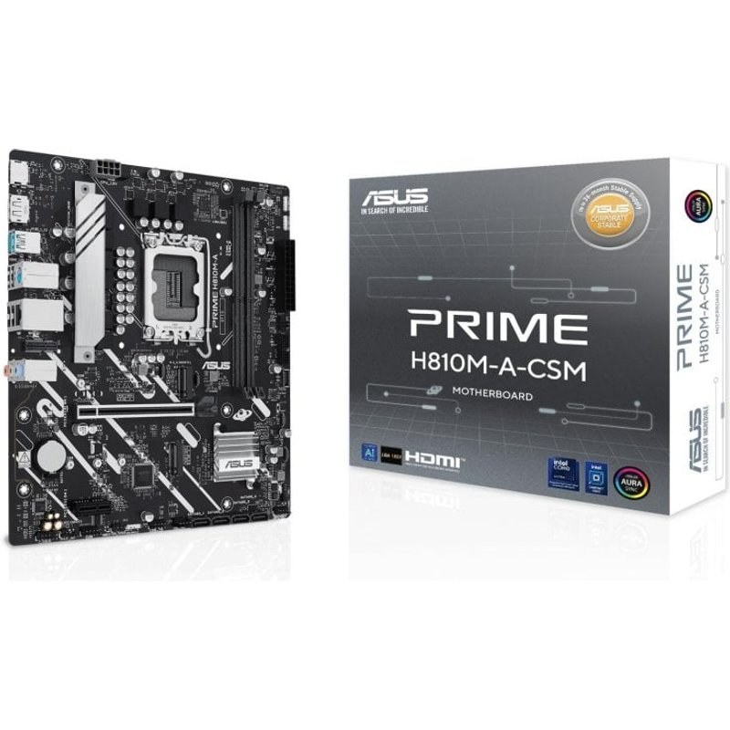 Placa Base ASUS H810 Intel H810 LGA 1851 Micro ATX PRIME H810M-A-CSM PCIe 4.0