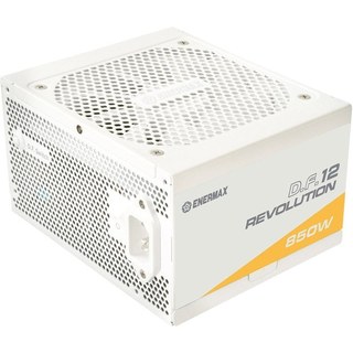 Bloc d'alimentation Enermax 850 W 80PLUS Gold Revolution D.F.12 avec options modulaires, blanc