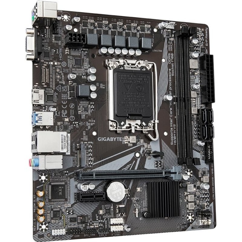 Carte mère Gigabyte H610M H V2 DDR5 LGA 1700 Micro-ATX M.2/SATA III 96 Go