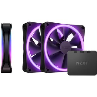 Ventilateur supplémentaire hydrodynamique NZXT F120 RGB Duo Triple Pack 120 mm 500-1800 tr/min
