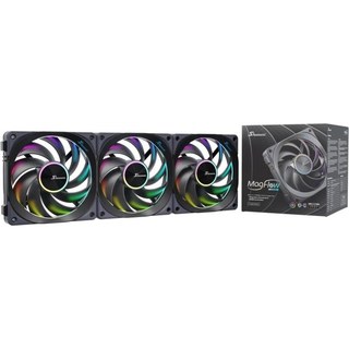 Ventilateur supplémentaire Seasonic MagFlow 1225 ARGB 120 mm 2000 tr/min avec contrôle PWM